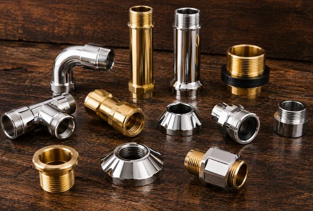 Brass Sanitary Fittings - Precision Brass Components - Khodal Impex