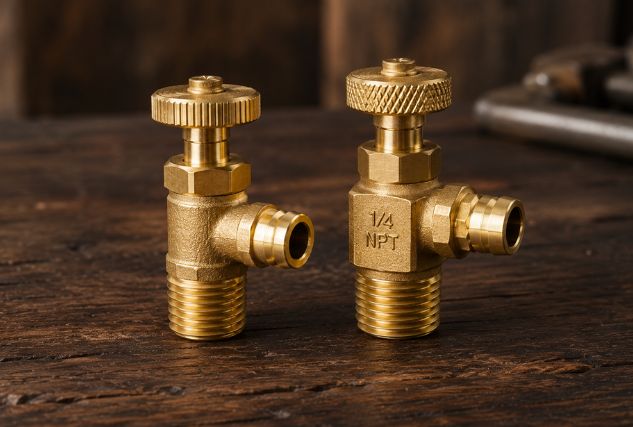 Drain Valve - Precision Brass Components - Khodal Impex